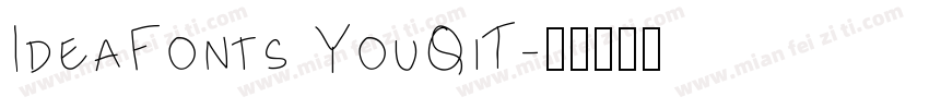 IdeaFonts YouQiT字体转换